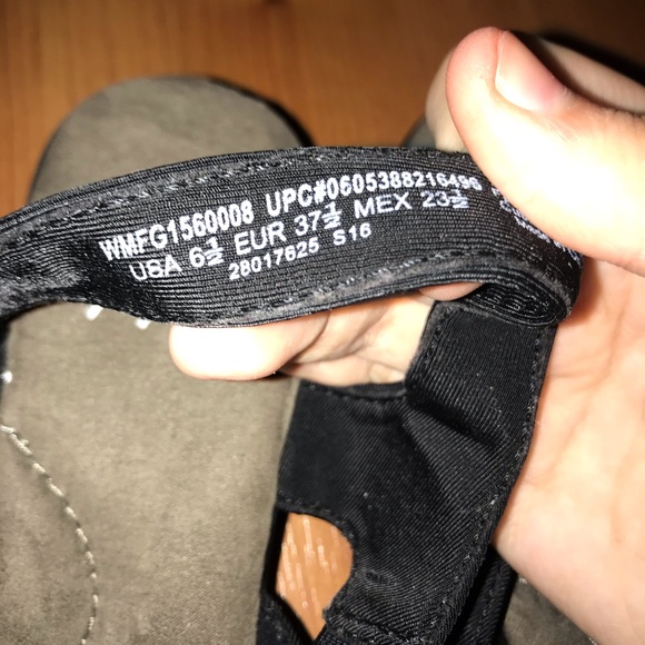 Open toe sandal with heel Faded Glory size 6 1/2 - Picture 2 of 3